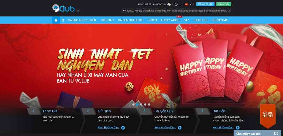 Người chơi được nhận khuyến mãi siêu ưu đãi tại nhà cái 9CLUB