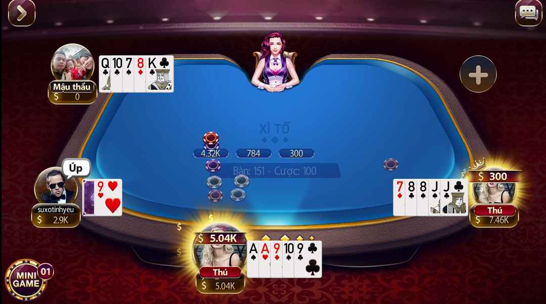 Game Poker - Giao diện dễ sử dụng đối với các tân thủ